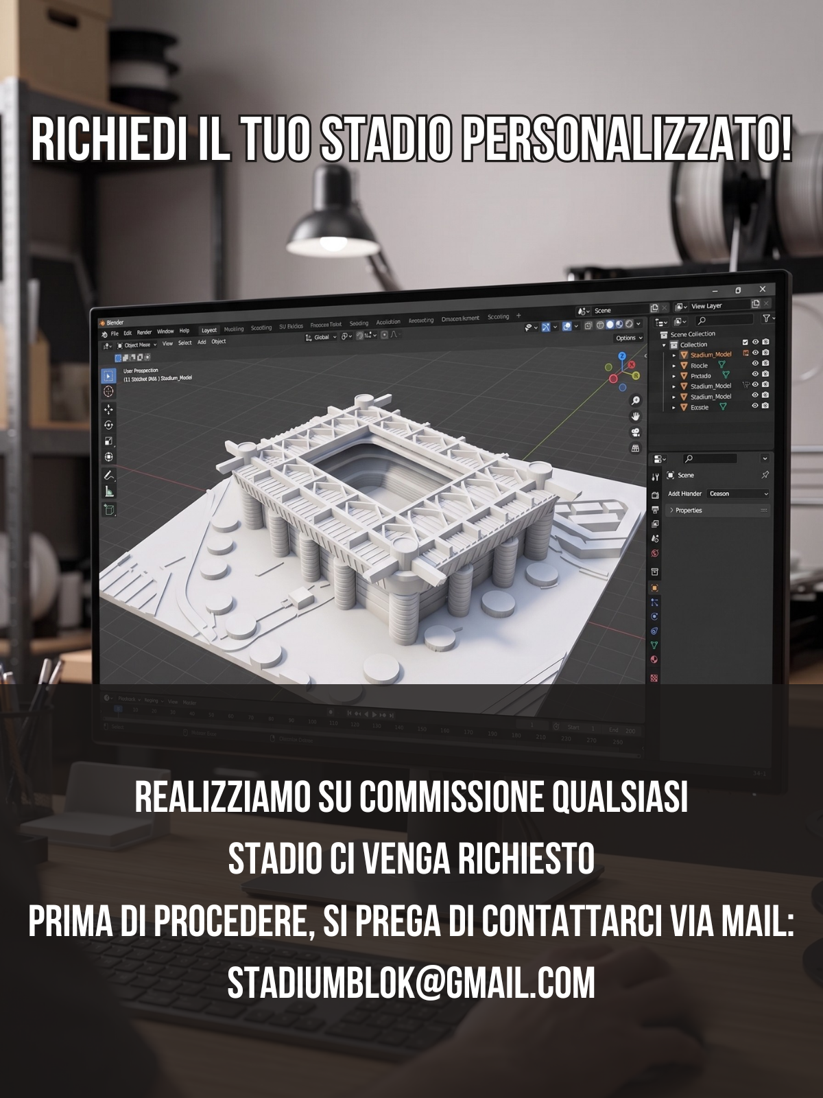 Stadio Personalizzato - Realizziamo il tuo stadio